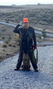 Xanto mit Herrchen, Spanien