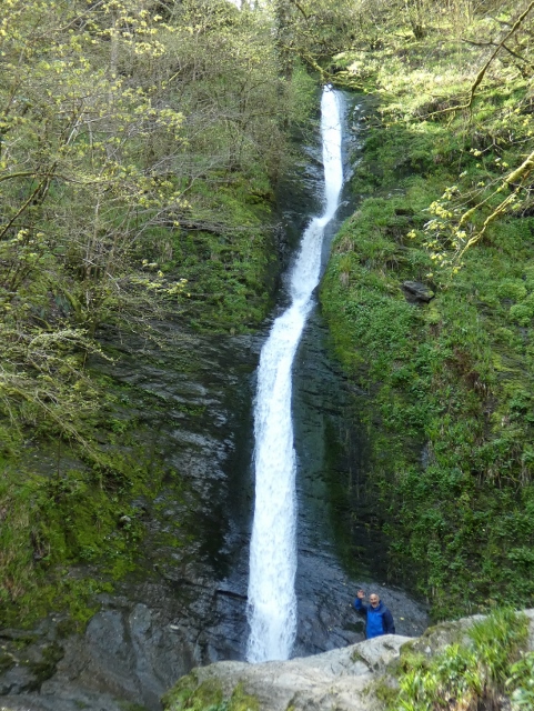 Lydford Gorge-Wasserfall, Dartmoor, Deven