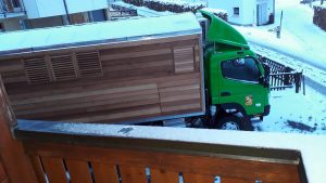 Womo im Schnee, Schweiz