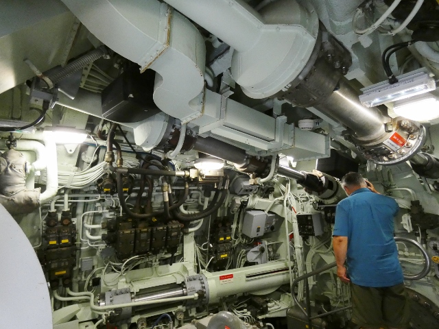 Das Innen-Leben von der La Redoutable, U-Boot