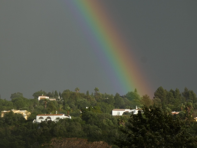 Regenbogen über Silves