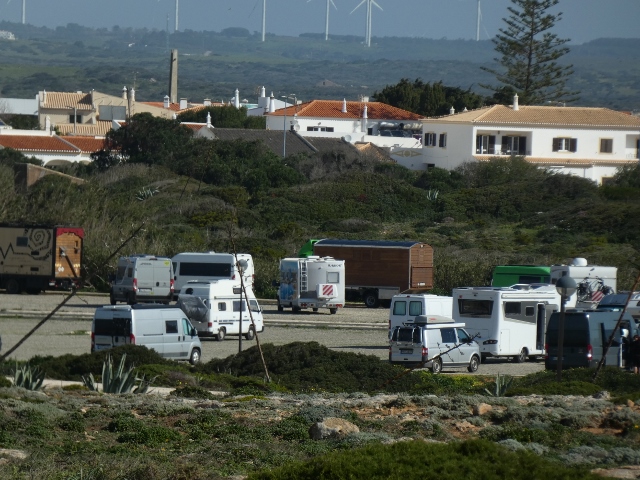 Parkplatz bei der Seefestung «Fortaleza de Sagres»