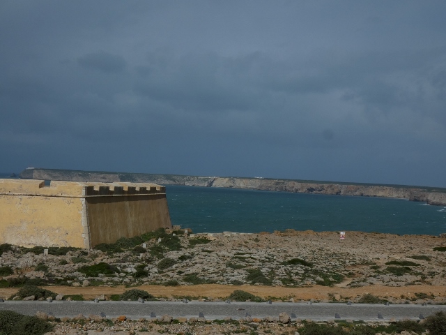 Blick vom Fort auf Cabo de Sao Vicente