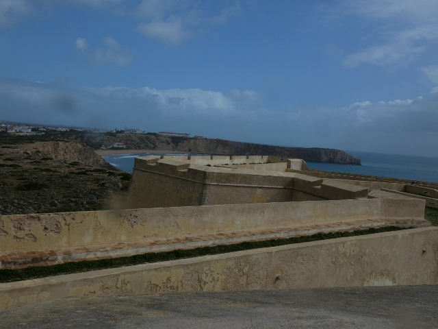 Blick vom Fort auf die Küste