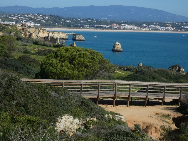 Blick auf Lagos und die Küste