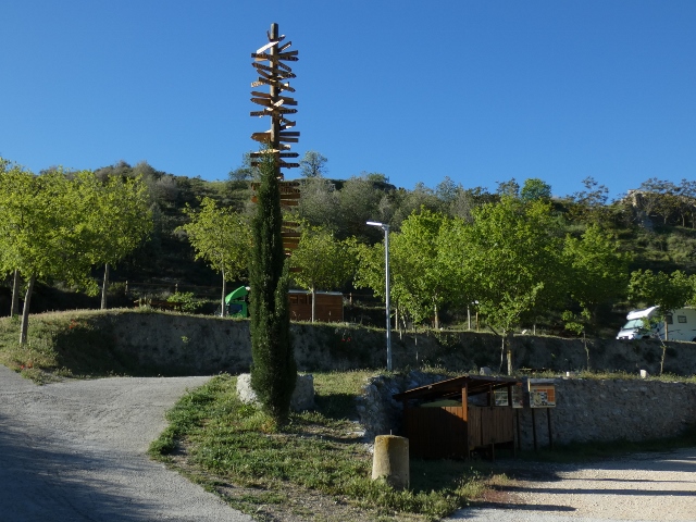 Stellplatz in Terrassenform