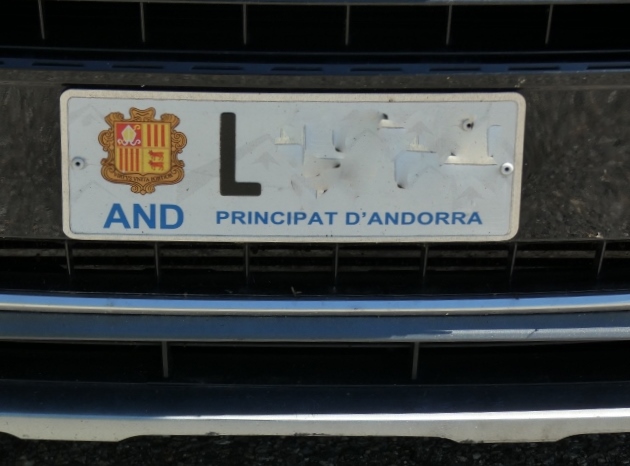 Autokennzeichen von Andorra