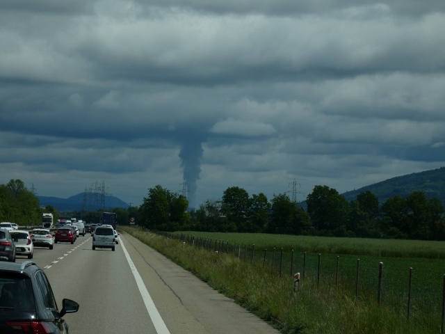 Autobahn Richtung Schweiz