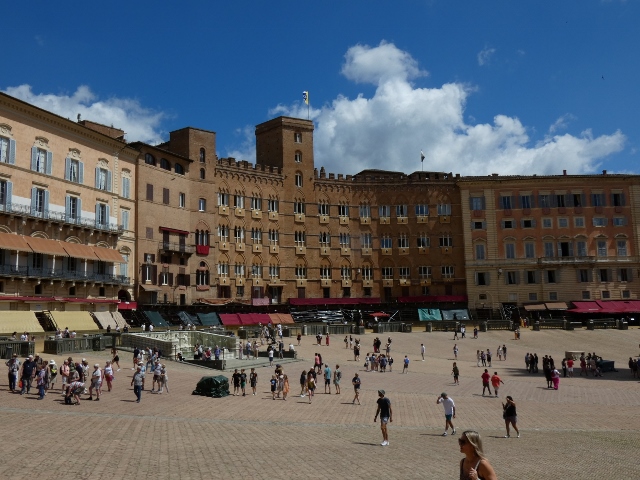 Piazza del Campo historische Stadtkern Siena