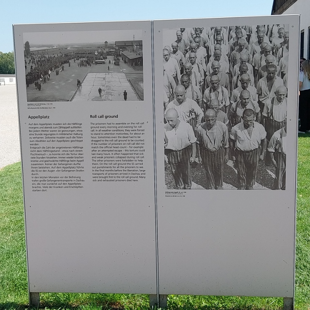 Strammstehen auf dem Appellplatz damals