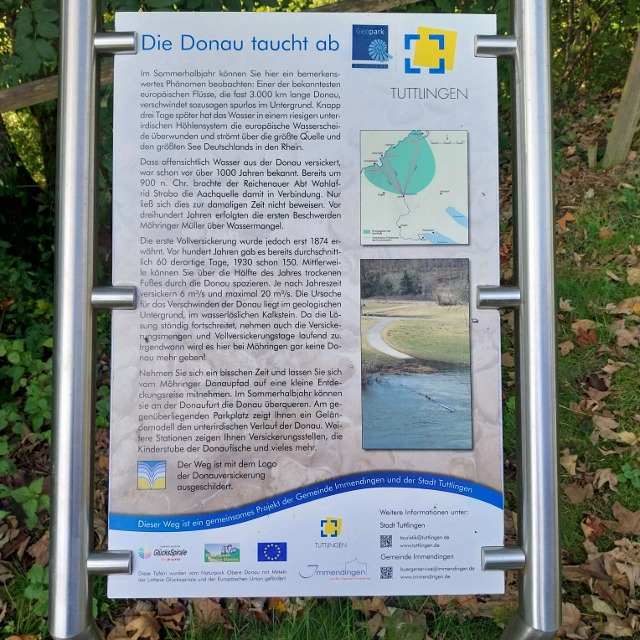 Die Donau taucht ab