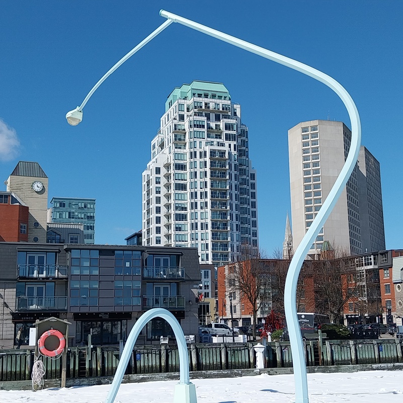 Halifax mit moderne Kunst