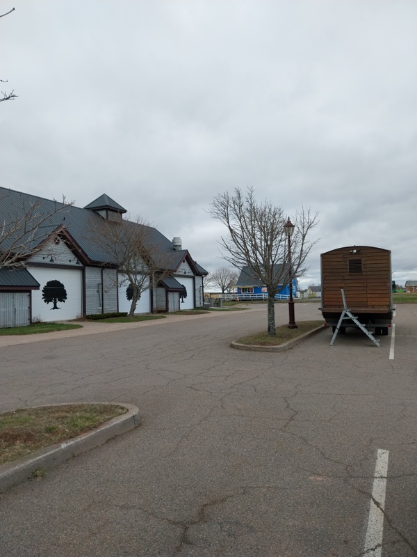 Da stehen wir für die Nacht