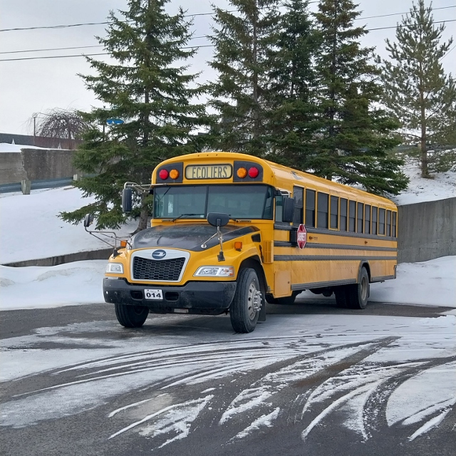 Typisch Kanadischer Schulbus