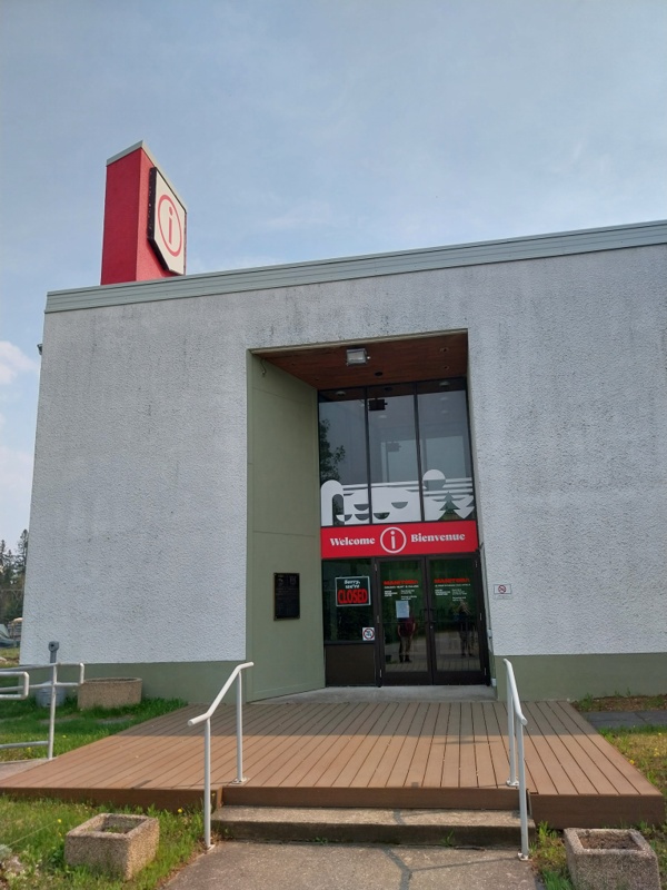 Das Visiter-Center geschlossen