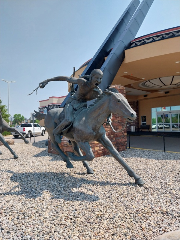 Statue von Indianer