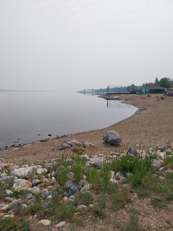 Manitou Lake, Salzwasser See