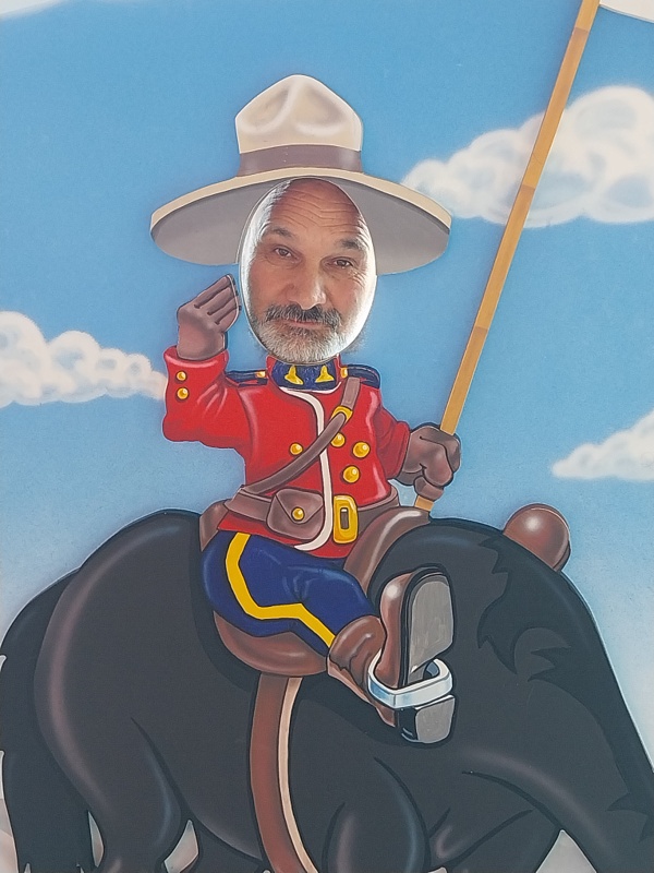 Hoffentlich kann er reiten