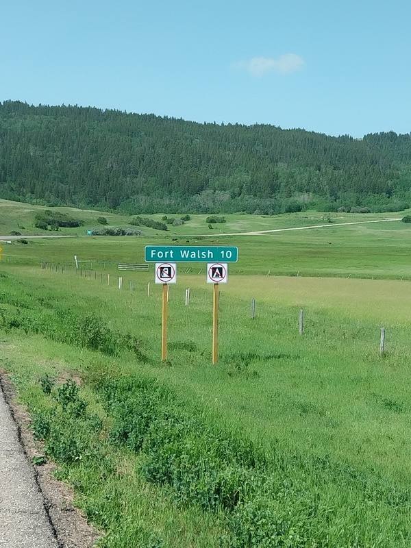 In 10 km, Fort Walsh
