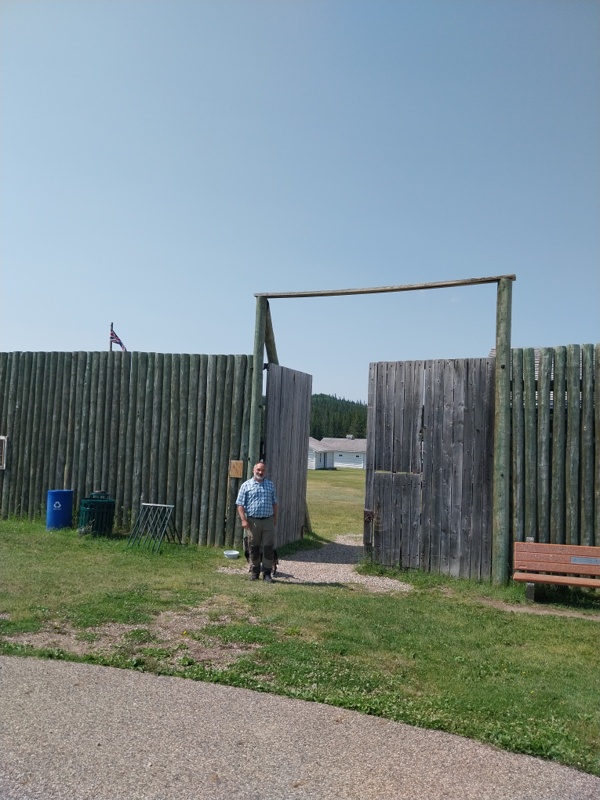 Der Eingang vom Fort Walsh