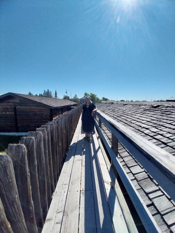 Kontrollgang im Fort MacLeod