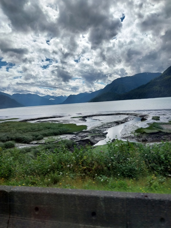 Fjordartige Panorama, Kitwanga, Festungshügel «Gitwangak Battle Hill»