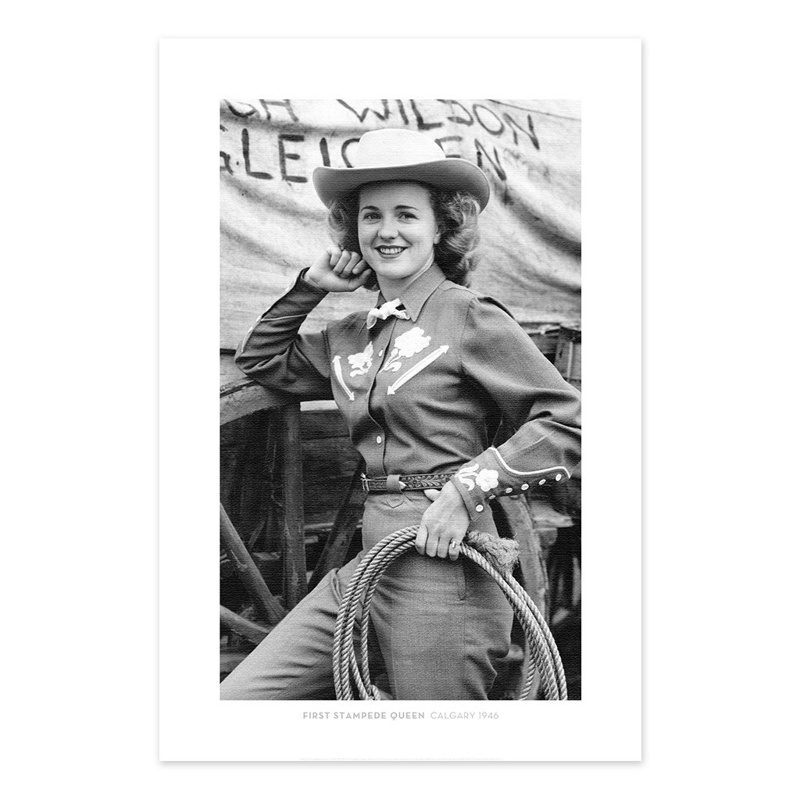 Anno dazumal Jahre 1946 Miss Stampede