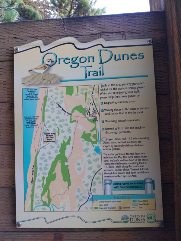 Oregon Sanddünen Weg