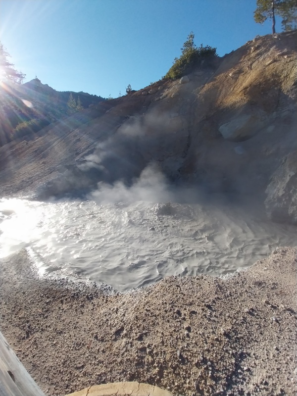 blubbernde Schlammloch