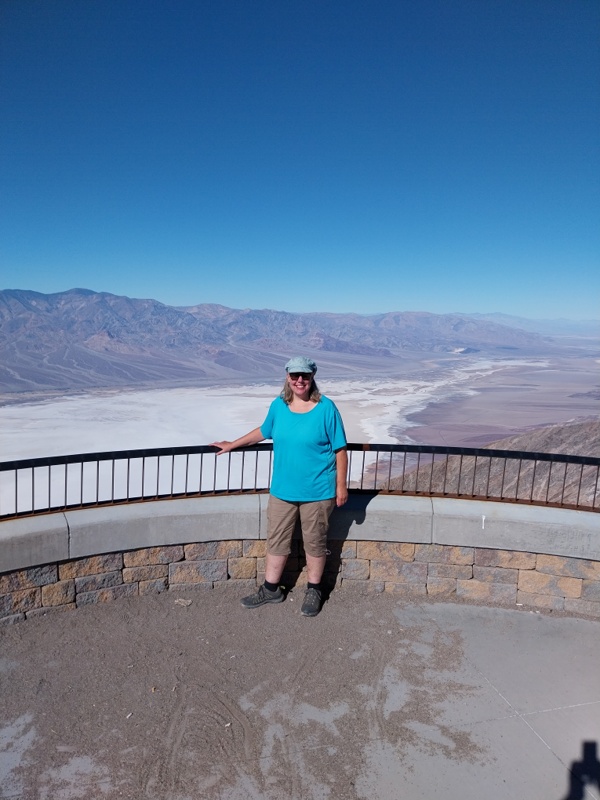 Aussichtspunkt Dantes View Hintergrund das Death Valley