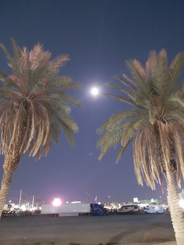 Las Vegas bei Mondschein