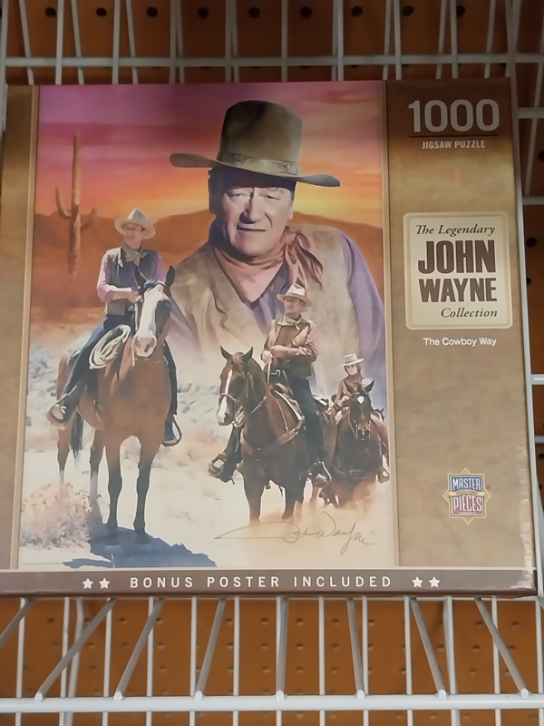 John Wayne als Puzzle