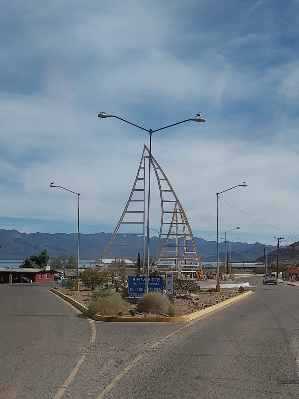 Kreisel in Bahía de los Ángeles