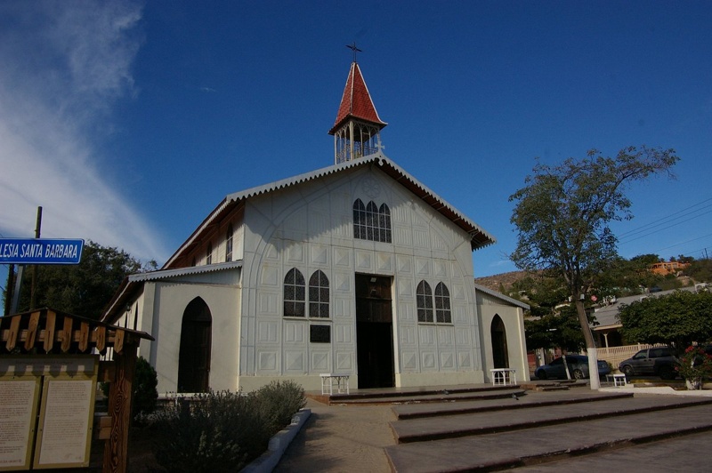 Stahlkirche Santa Barbara, erbaut von Gustave Eiffel
