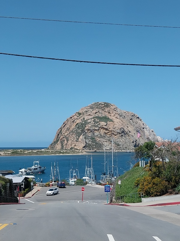 Der grosse Felsen bei der Morro Bay
