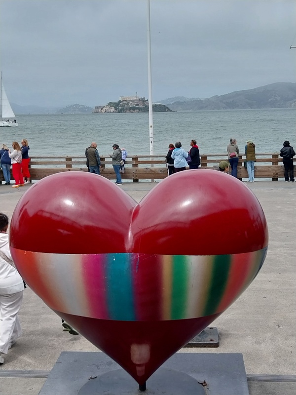 Weit hinten The Rock, Alcatraz
