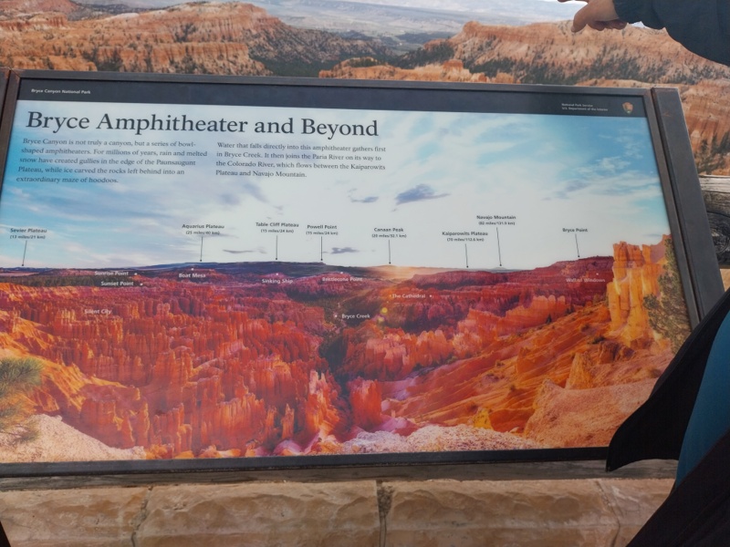Bryce Canyon Amphitheater Felsformationen durch Wind, Regen, Sonne, (aber nicht Fluss), entstanden, genannt Hoodoos