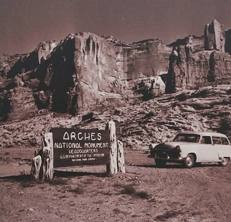 Willkommen im Arches National Park anno dazumal 1929 noch National Monument