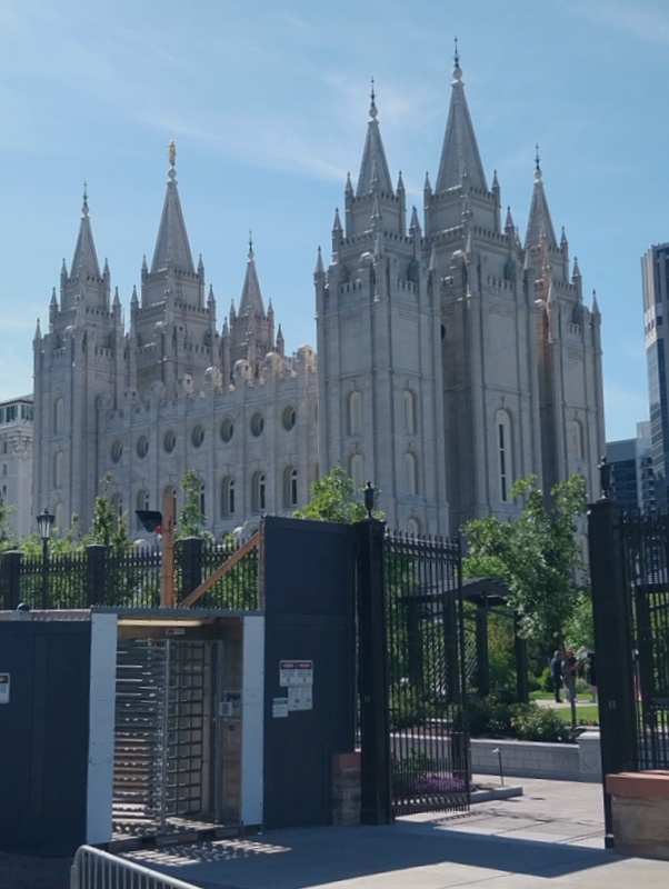 Tempel Kirche Jesu Christi der Heiligen der Letzten Tage (Mormonen) in Salt Lake City, Utah