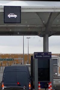 Calais - Englische Zollkontrolle